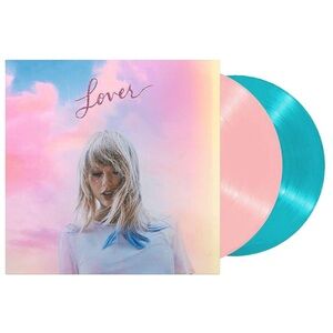 NWT Taylor Swift Lover Album Vinyl Record Set Pink Blue